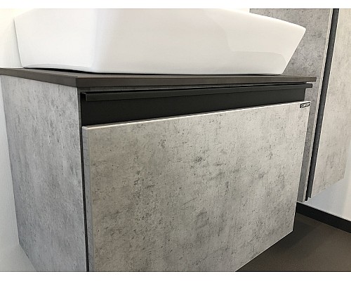 Тумба с раковиной Comforty Эдинбург 60 00-00001928 подвесная Бетон светлый