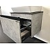 Тумба с раковиной Comforty Эдинбург 60 00-00001928 подвесная Бетон светлый