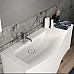 Тумба с раковиной Burgbad Sinea 2.0 120 SFFQ121L F2800 G0165 C0001*1 подвесная Белая