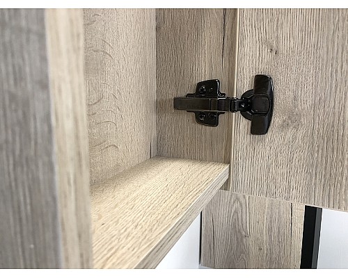 Зеркало со шкафом Comforty Бонн 90 00-00001951 Дуб дымчатый