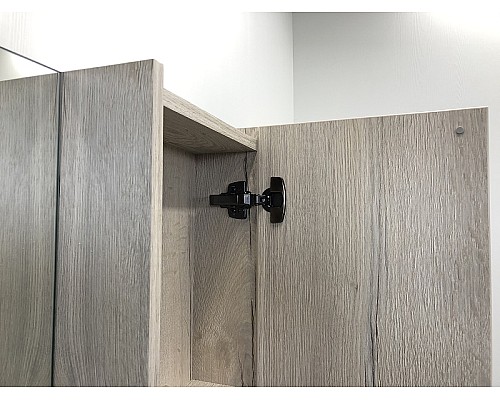 Зеркало со шкафом Comforty Бонн 90 00-00001951 Дуб дымчатый