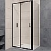 Душевой уголок RGW Passage PA-74B 180х80 410874188-14 профиль Черный стекло прозрачное