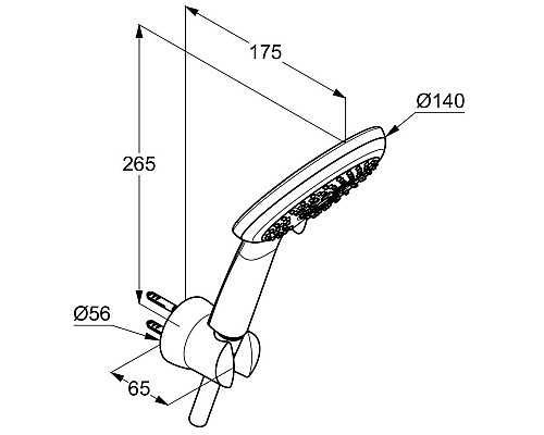 Душевой гарнитур Kludi Freshline 6795005-00 Хром