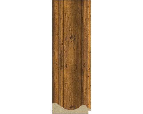 Зеркало Evoform Definite 152х62 BY 3125 в багетной раме - Травленая бронза 99 мм