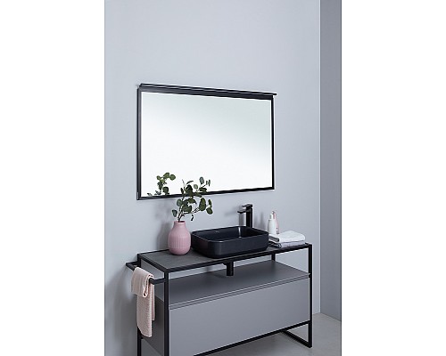 Зеркало Allen Brau Priority 100 1.31017.BB с подсветкой Черный браш