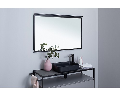 Зеркало Allen Brau Priority 100 1.31017.BB с подсветкой Черный браш