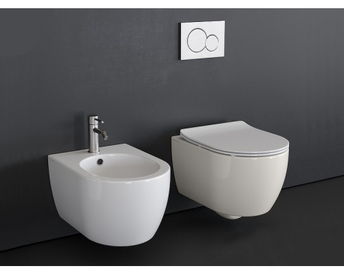 Унитаз Scarabeo 5520/CL подвесной без сиденья