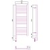 Полотенцесушитель электрический 800х300 МЭМ левый Сунержа Модус 3.0 00-5700-8030