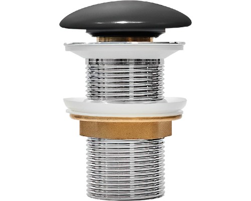 Донный клапан Iddis Optima Home OPHBM00i88 click-clack Черный матовый