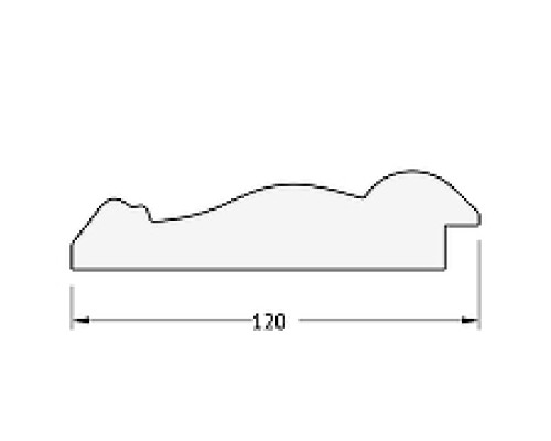 Зеркало Evoform Exclusive 112х82 BY 3482 с фацетом в багетной раме - Состаренное дерево с орнаментом 120 мм