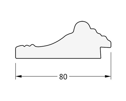 Зеркало Evoform Exclusive-G 120х95 BY 4353 с гравировкой в багетной раме - Сусальное золото 80 мм