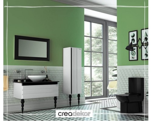 Унитаз компакт Creavit Lara LR360-11SM00E-0000 Черный матовый без бачка и сиденья