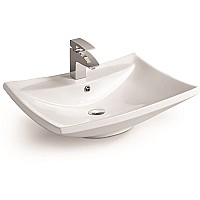 Раковина керамическая накладная и подвесная SantiLine SL-1015