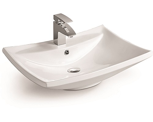 Раковина керамическая накладная и подвесная SantiLine SL-1015