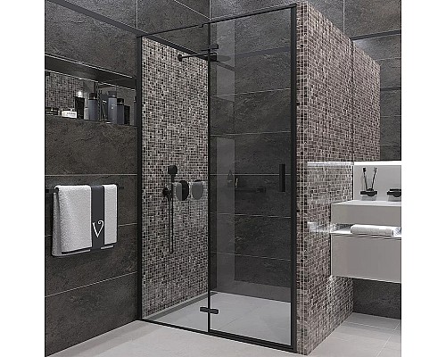 Душевая дверь Veconi Vianno VN-73B 100 VN73B-100-01-C4 Черный матовый