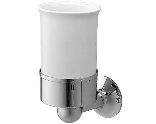 Стакан для зубных щеток Devon&Devon New York NY103CR Хром Белый