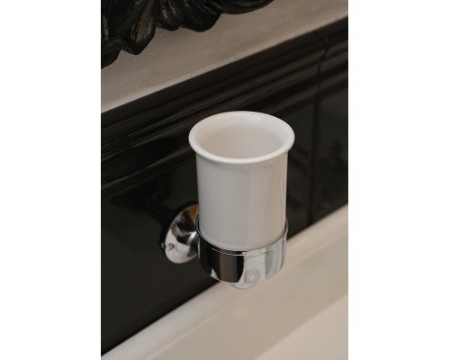 Стакан для зубных щеток Devon&Devon New York NY103CR Хром Белый