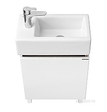 Тумба под раковину Эклипс М подвесная эбони светлый левая Aquaton 1A172801EK49L
