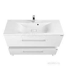 Тумба под раковину Мадрид 120 M белый Aquaton 1A168701MA010