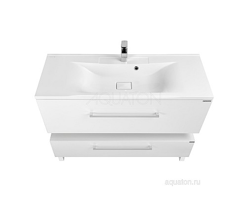 Тумба под раковину Мадрид 120 M белый Aquaton 1A168701MA010