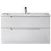 Тумба под раковину Jorno Slide 105 Sli.01.105/P/W подвесная Белая