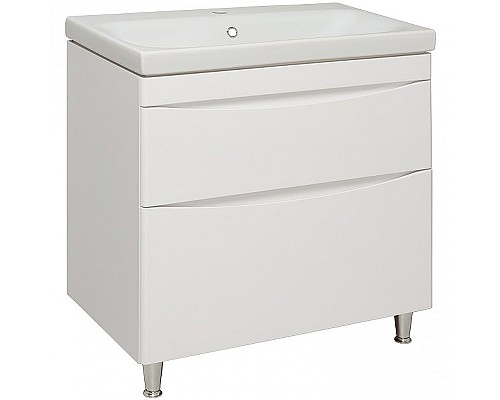 Тумба под раковину Runo Афина 80 00-00001170 Белая