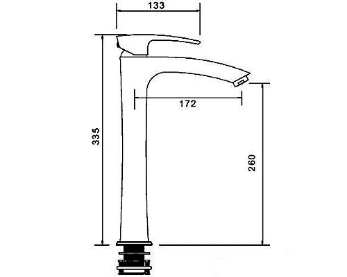 Смеситель для раковины Gappo G07 G1007-11 Хром Смеситель для раковины Gappo G07 G1007-11 Хром