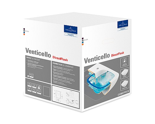 Унитаз Villeroy&Boch Venticello 4611RSR1 подвесной с сиденьем Микролифт