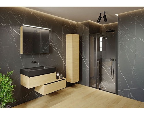 Душевая дверь Riho Lucid GD104 110 G005004121 (GD111B000) Черный