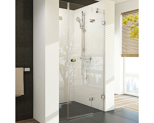 Душевая дверь Ravak Brilliant BSD3-120 R 0UPG0A00Z1 профиль Хром стекло Transparent