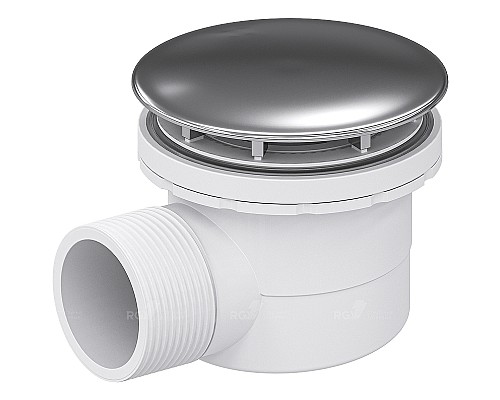 Сифон для душевого поддона RGW Velplex QYD-06 18241106-01 Хром
