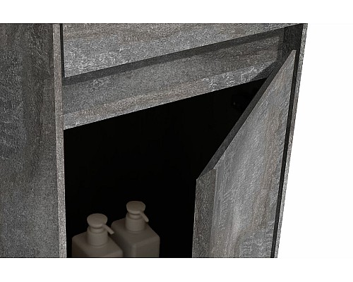 Шкаф пенал Vincea Chiara/Luka 35 VSC-2CL150GS подвесной G.Stone Шкаф пенал Vincea Chiara/Luka 35 VSC-2CL150GS подвесной G.Stone