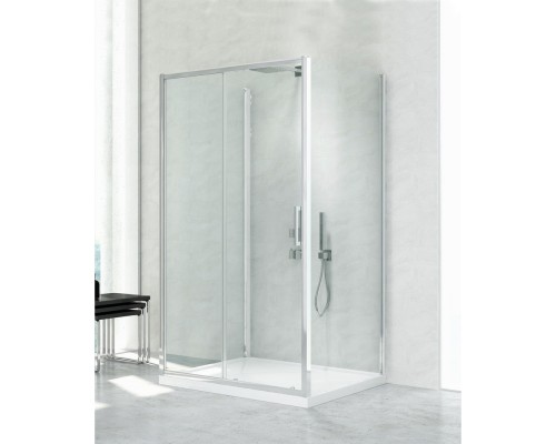 Душевое ограждение NEW TRENDY NEW CORRINA 130x80x195 (хром)