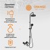 Душевая система Orange Mia Черная