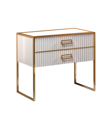 Тумба Armadi Art Monaco 100см h74см белая глянец золото под раковину чашу