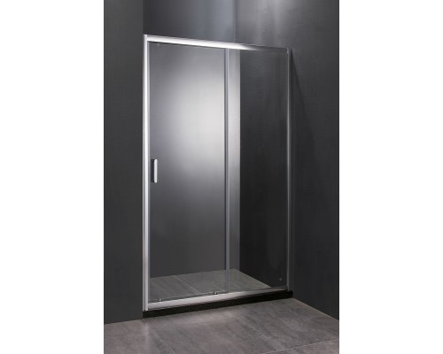 Душевая дверь в нишу Orange E02-130TCR 130 профиль Хром стекло прозрачное