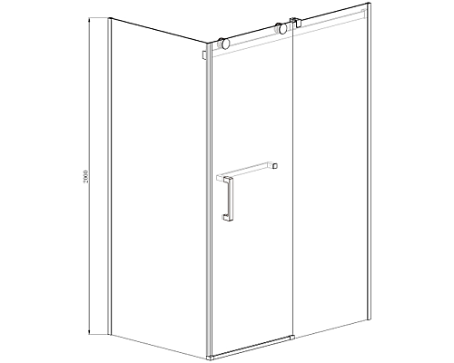 Душевой уголок Azario Vancouver 120х100 AZ-NKF1131R 1000 Серебро