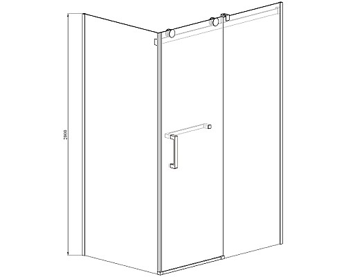 Душевой уголок Azario Vancouver 120х100 AZ-NKF1131R 1000 Серебро