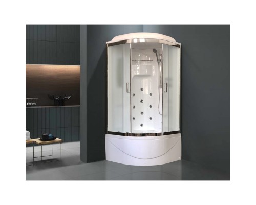 Душевая кабина Royal Bath NRW 90x90 с гидромассажем стекло матовое