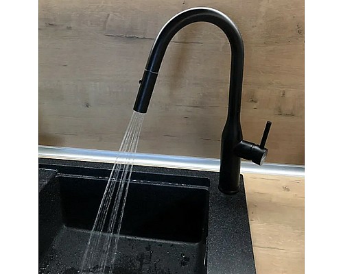 Смеситель для кухни Gappo G4398-46 Черный матовый