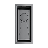 Кухонная мойка Omoikiri Taki 20-U,IF-GM 4973105 вороненая сталь