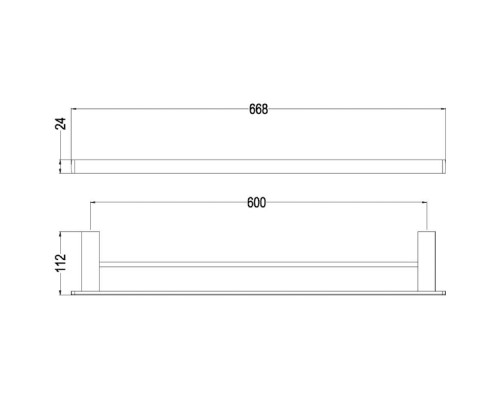 Держатель для полотенец Schein Elite 7057040 Хром