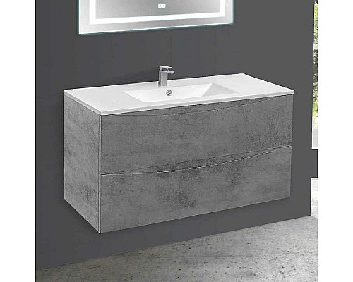 Тумба под раковину Vincea Mia 100 VMC-2MC100BT подвесная Beton