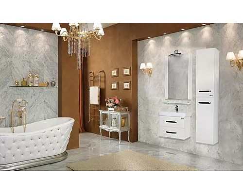 Тумба под раковину Bellezza Рокко 50 4633706000010 подвесная Белая