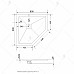 Душевой поддон из искусственного камня RGW Stone Tray ST/T-G 90х90 16155099-01 Белый