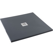 Душевой поддон из искусственного камня Aquanet Pleasure 90x90 Черный