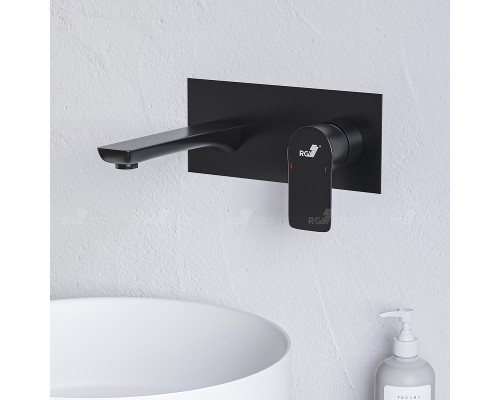 Смеситель для раковины RGW Shower Panels SP-46B 51140546-04 Черный матовый