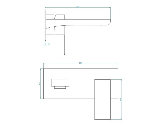 Смеситель для раковины RGW Shower Panels SP-46B 51140546-04 Черный матовый