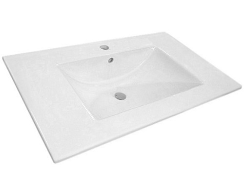 Тумба с раковиной Comforty Франкфурт 75 00004150531 подвесная Дуб шоколадно-коричневый