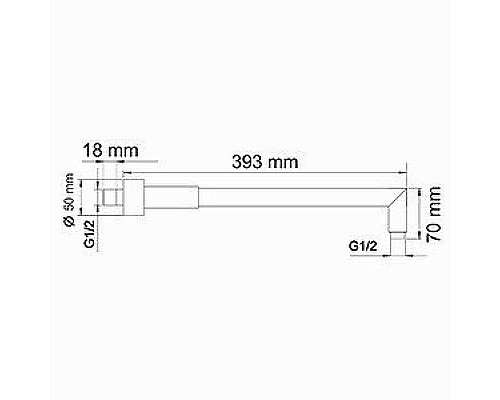 Душевая система WasserKRAFT Dinkel A175817 с термостатом Хром